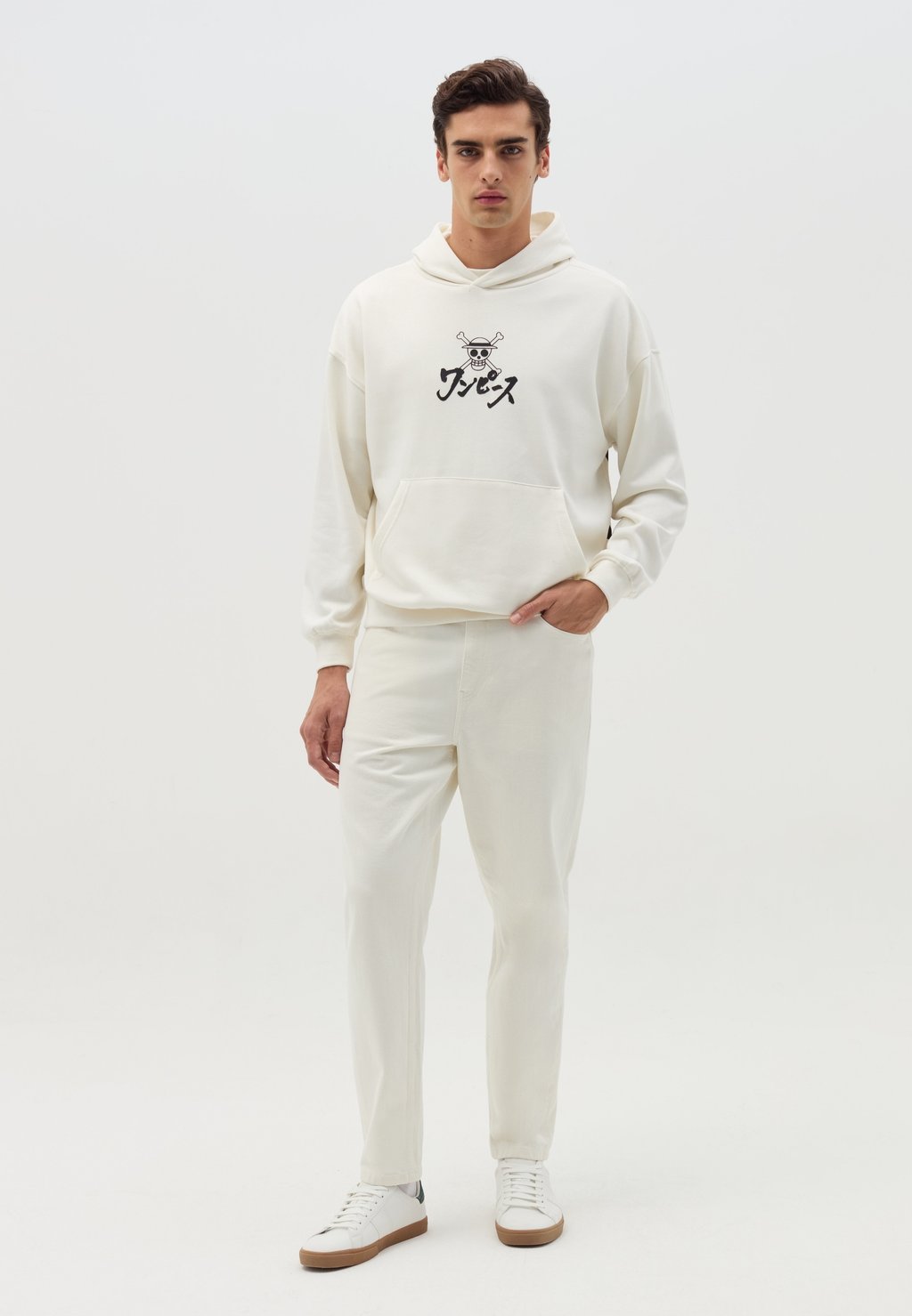 

Толстовка с капюшоном MONKEY D RUFY PRINT B.ANGEL, белый