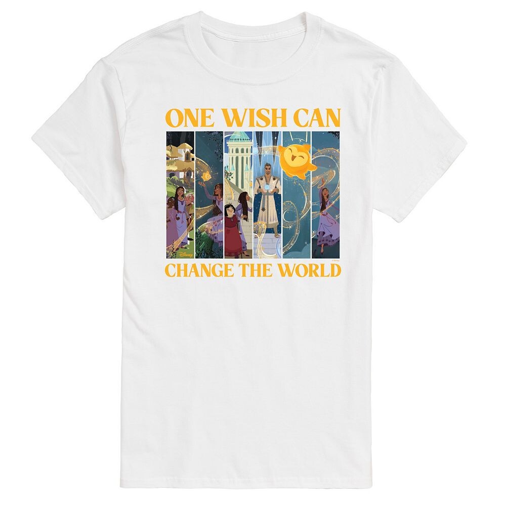 

Мужская футболка с рисунком Disney's Wish One Wish, белый