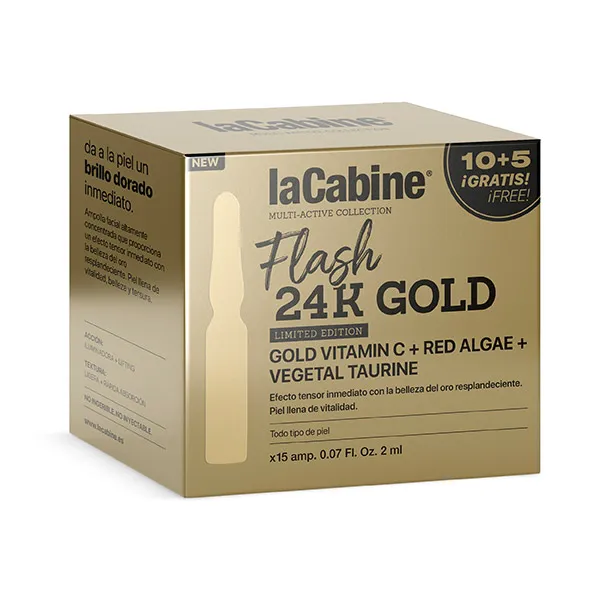 

24-каратное золото Ampollas Flash Lacabine