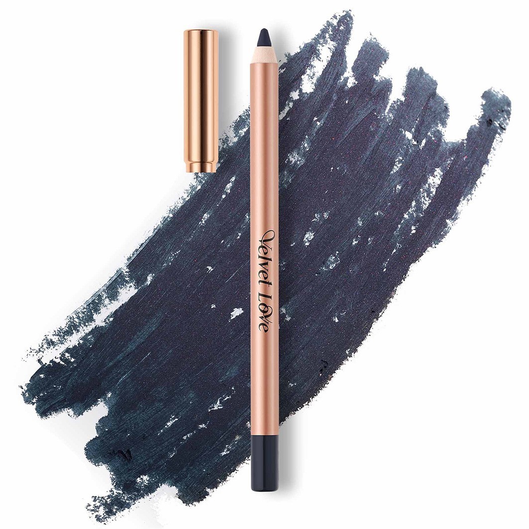 Подводка для глаз velvet love eyeliner pencil Zoeva, perfect navy, вес 1.2 гр. — фото 2