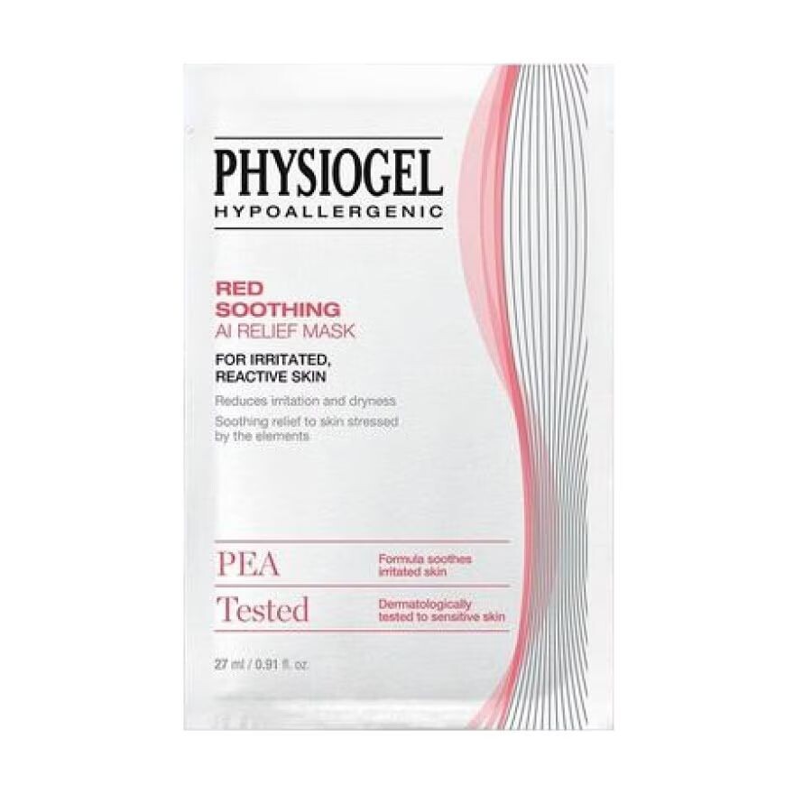 

Physiogel Red Soothing AI Relief Mask 27 мл, white