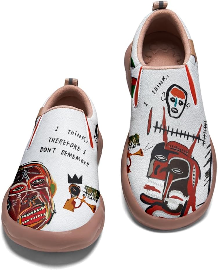 

Мужские кроссовки с граффити, слипоны для повседневной прогулки и путешествий, легкие удобные лоферы Onehorse, Graffiti_18