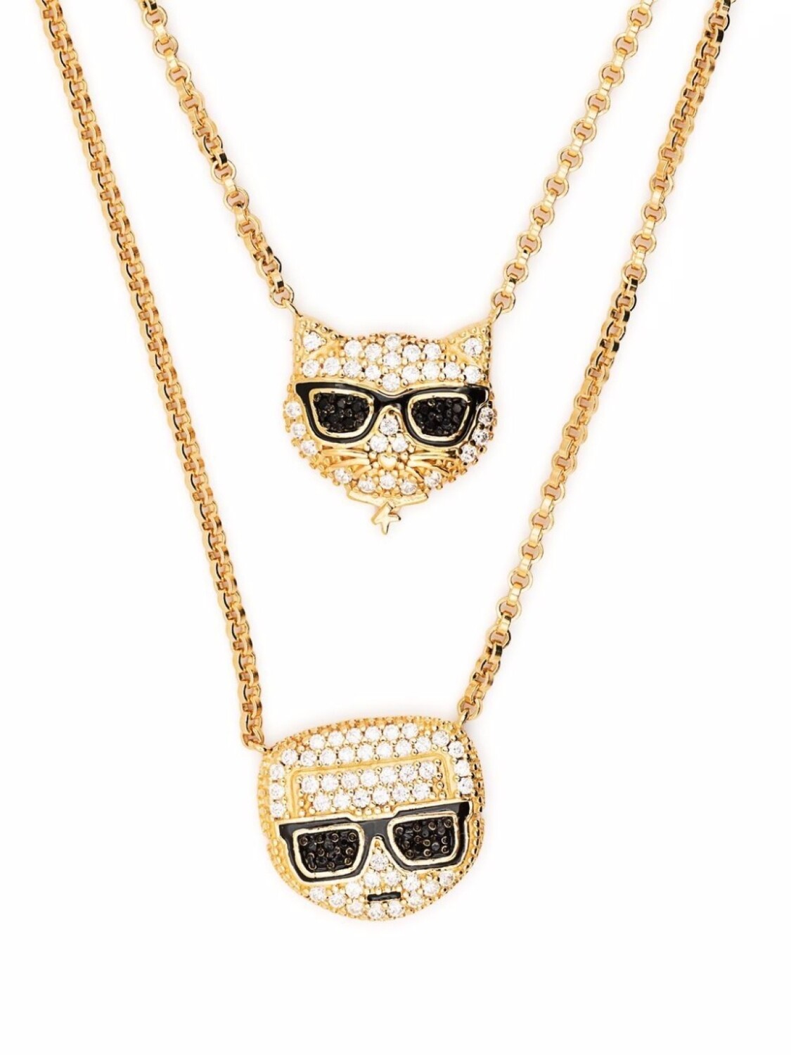 

Колье Ikonik Karl Choupette Karl Lagerfeld, золотой