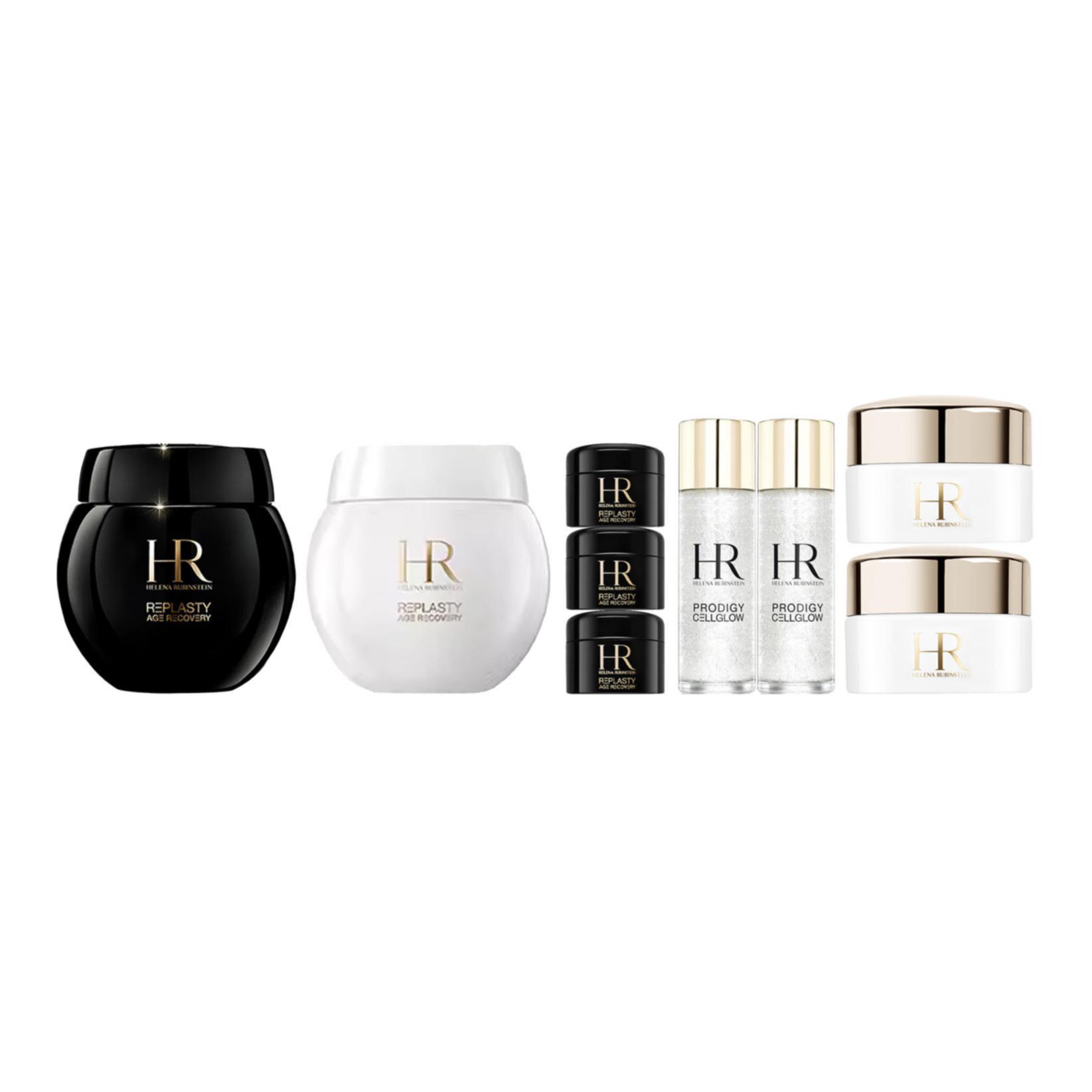 HELENA RUBINSTEIN Черно-белый набор кремов и пластырей для лица по уходу за кожей увлажняющий восстанавливающий комплект из девяти предметов — фото 4