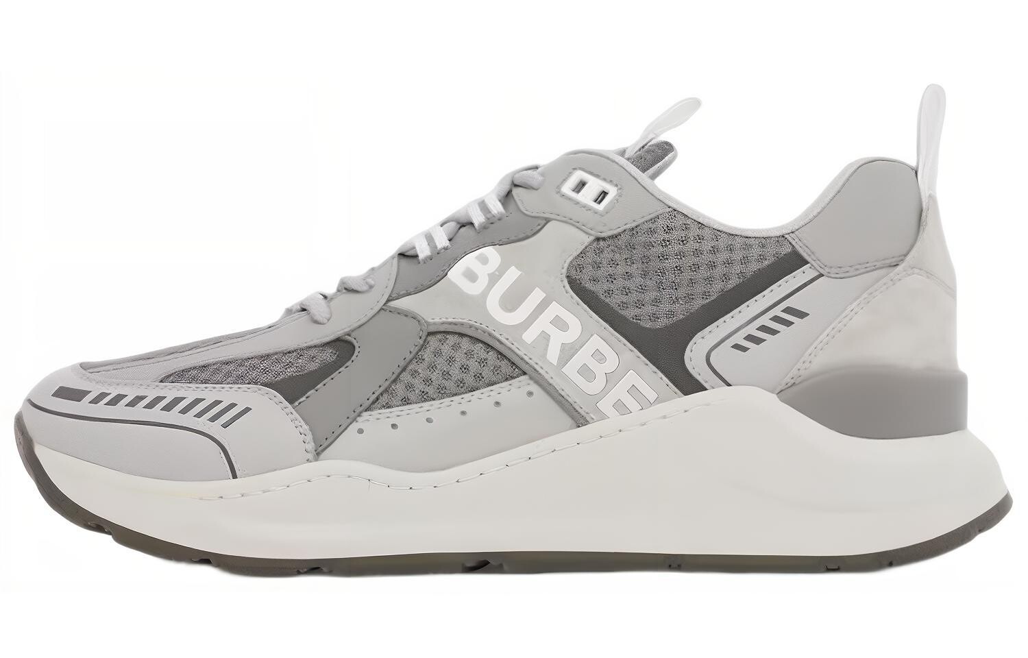 

Кроссовки мужские Burberry Low-Top, серый / белый