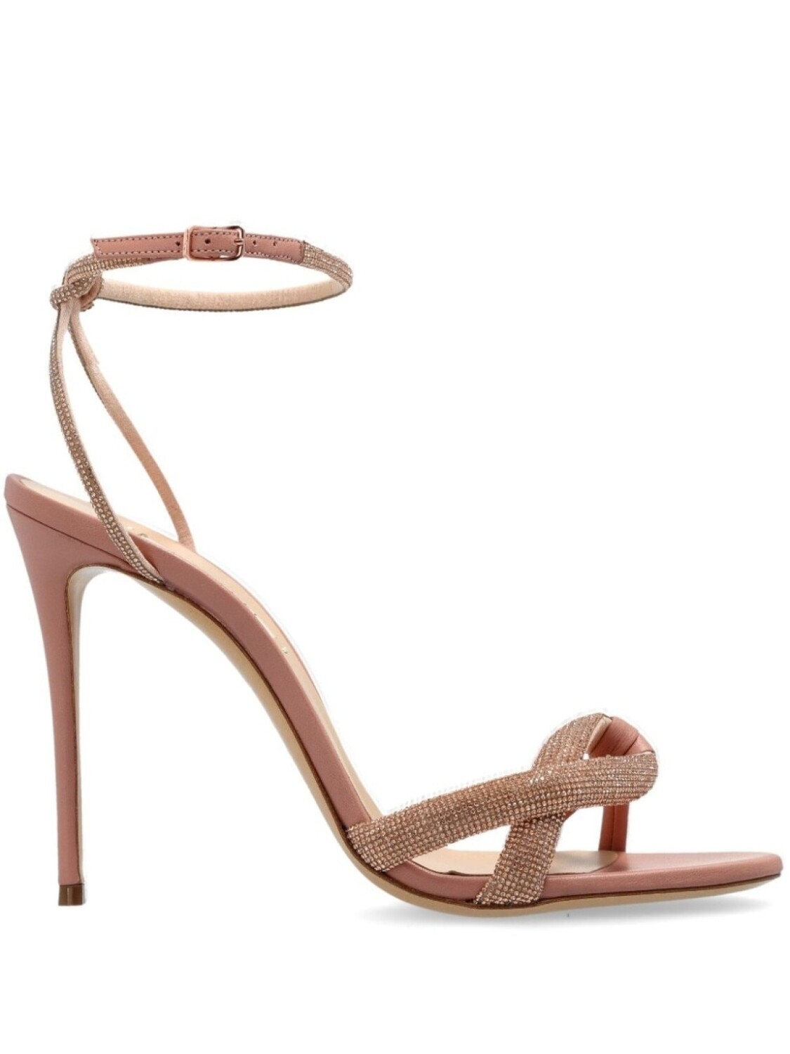 Сандалии Taylor 100 мм Casadei, нейтральный цвет