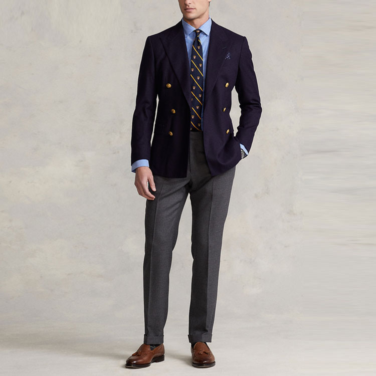 Polo Ralph Lauren Брюки Casual SS22 мужские серые — фото 3