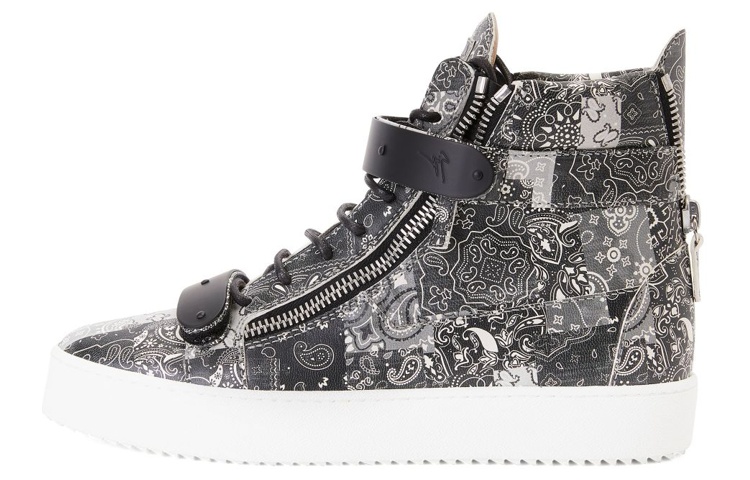 

Высокие кеды с принтом пейсли Giuseppe Zanotti, Original Shoe Box Included