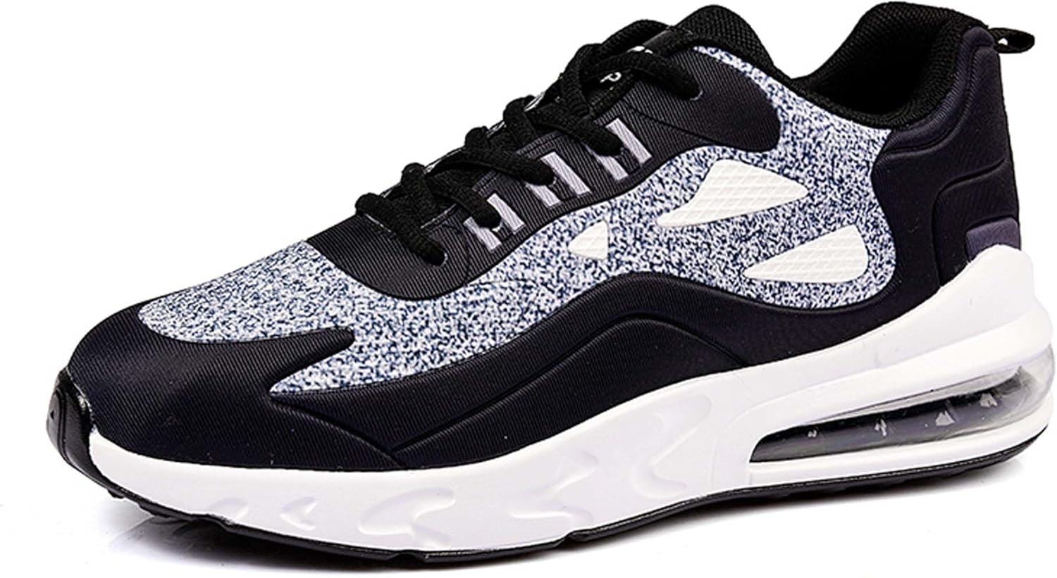 

Мужские легкие кроссовки для бега, модные кеды для скейтбординга, уличная обувь с противоскользящей подошвой, удобные повседневные кроссовки Dzbajrqm, белый/черный