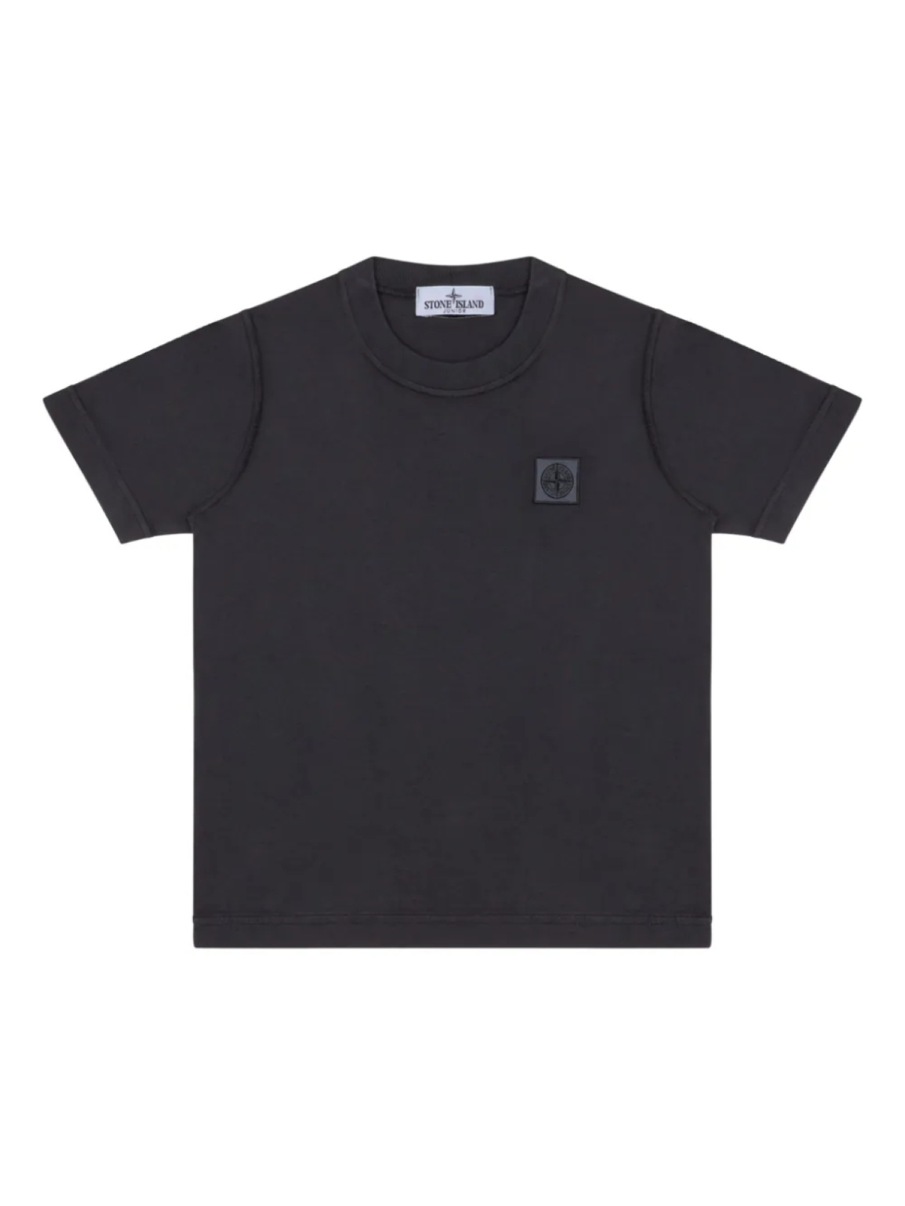 

Stone Island Junior футболка с нашивкой-логотипом, черный
