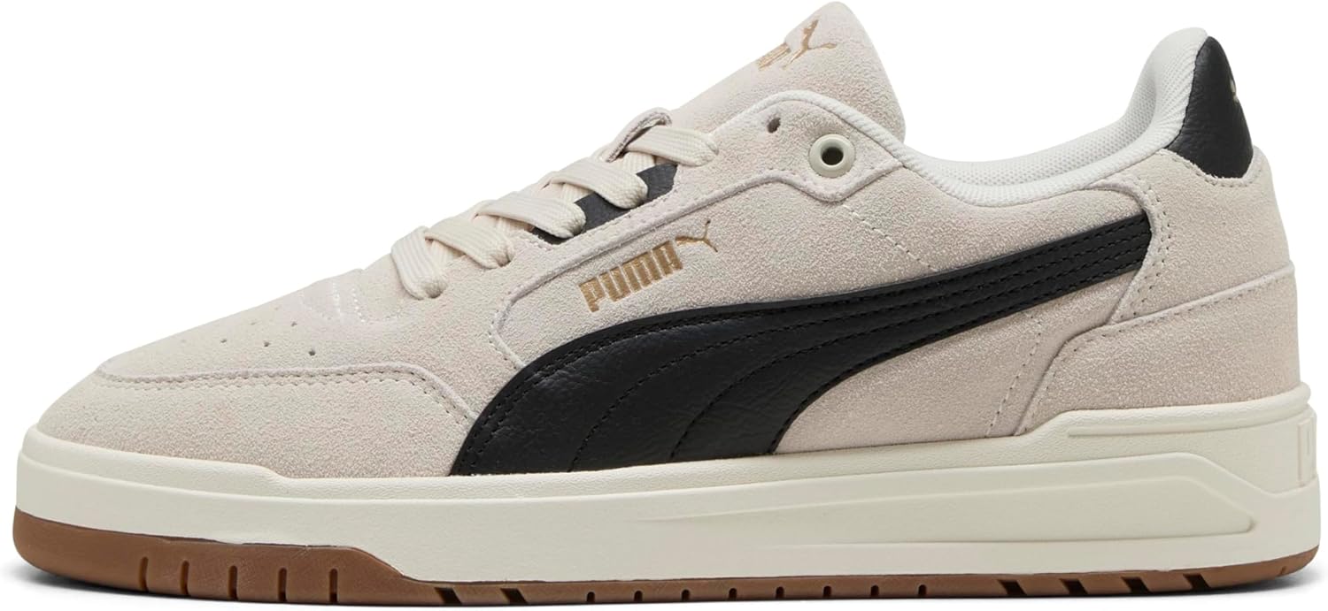 Мужские низкие кроссовки PUMA, черный/серый/золотой — фото 3
