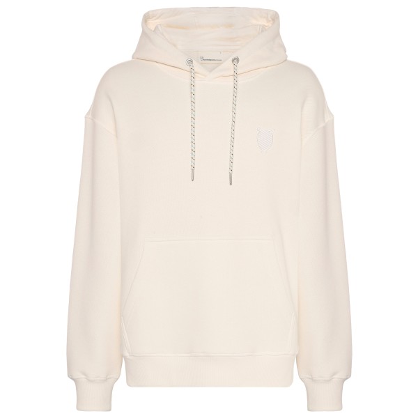 

Свободный свитер с карманом-кенгуру и вышивкой - толстовка с капюшоном Knowledgecotton Apparel, Egret