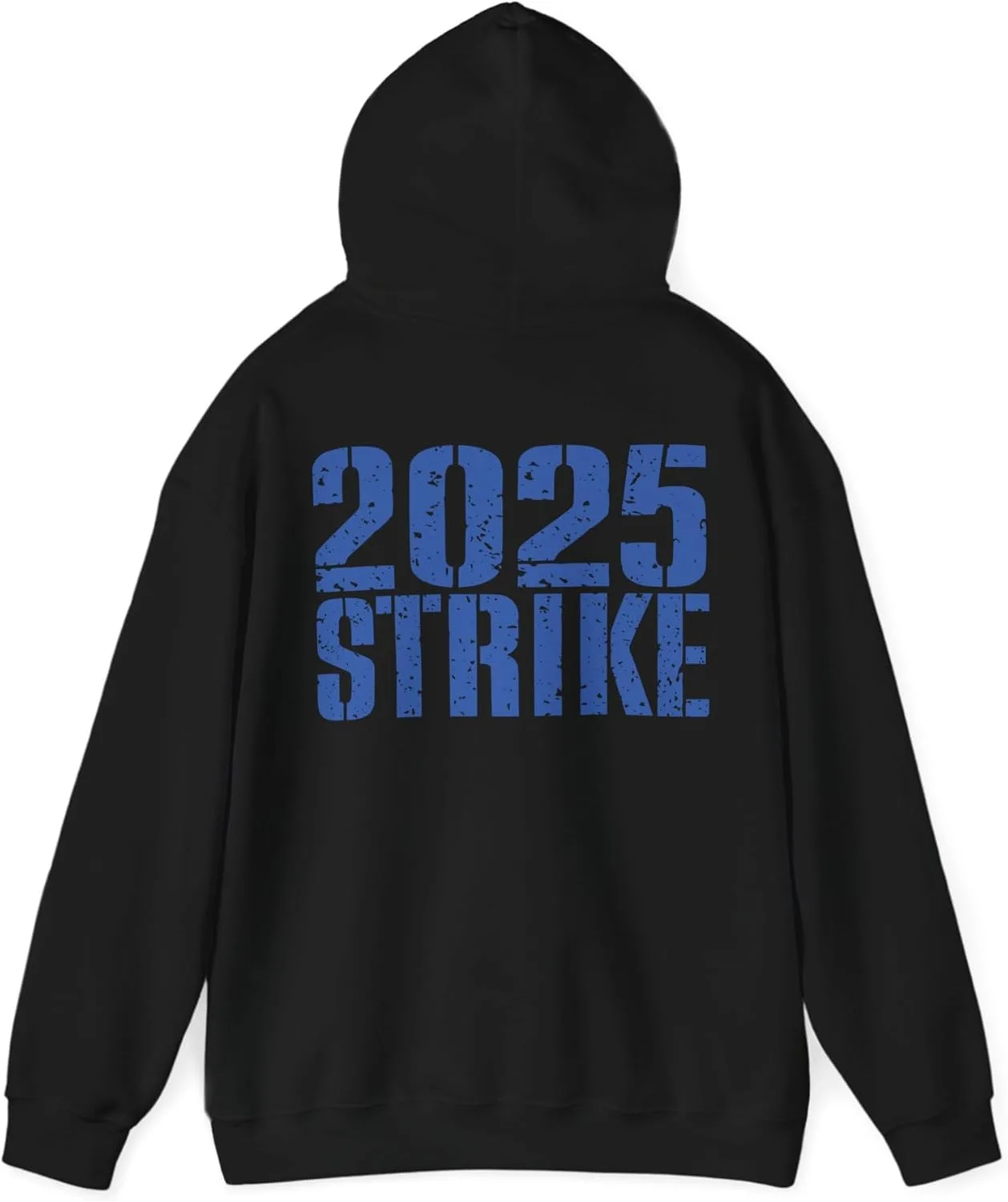 Толстовка Hold The Line Thin Blue Line с американским флагом, синяя, 2025 Strike Heavy, черная GENERIC, черный — фото 3