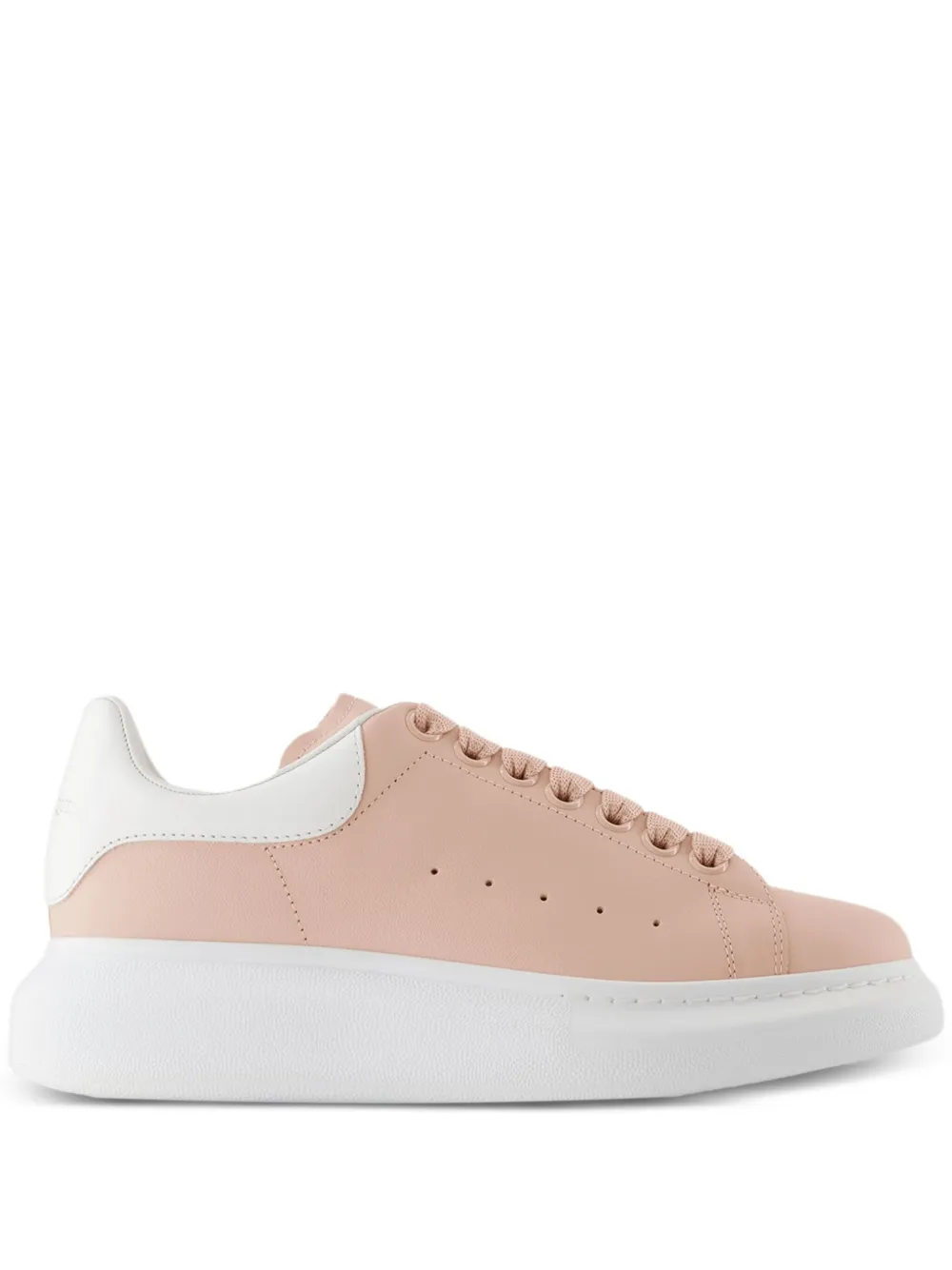 Кожаные кроссовки Alexander McQueen, розовый