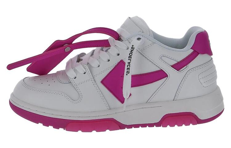 Кроссовки OFF-WHITE Out Of Office Calf Leather 'White Purple' Women's