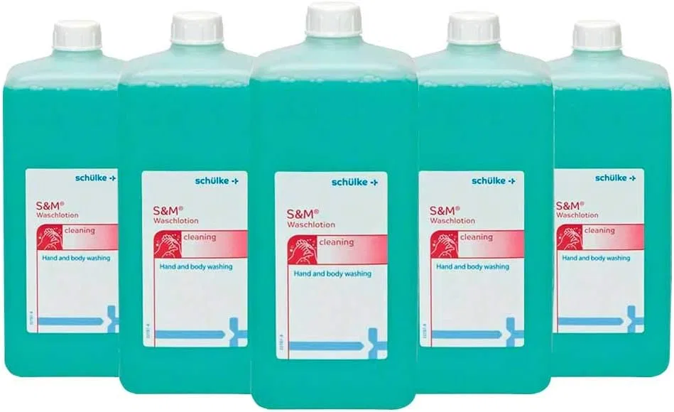 Набор жидкого мыла для рук Schülke S&M Wash Lotion, 5 x 1000 мл Schülke