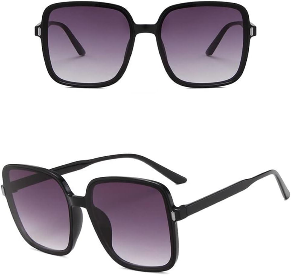 

Дизайнерские солнцезащитные очки для женщин в стиле ретро-винтаж, градиентные солнцезащитные очки с прозрачными линзами, черно-белые Oculos De Sol, Double Gray, размер S MTZJH, One Color