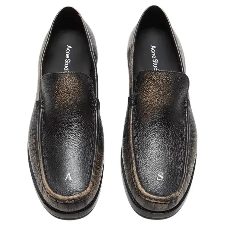 Casual кожаные ботинки Acne Studios Black — фото 4
