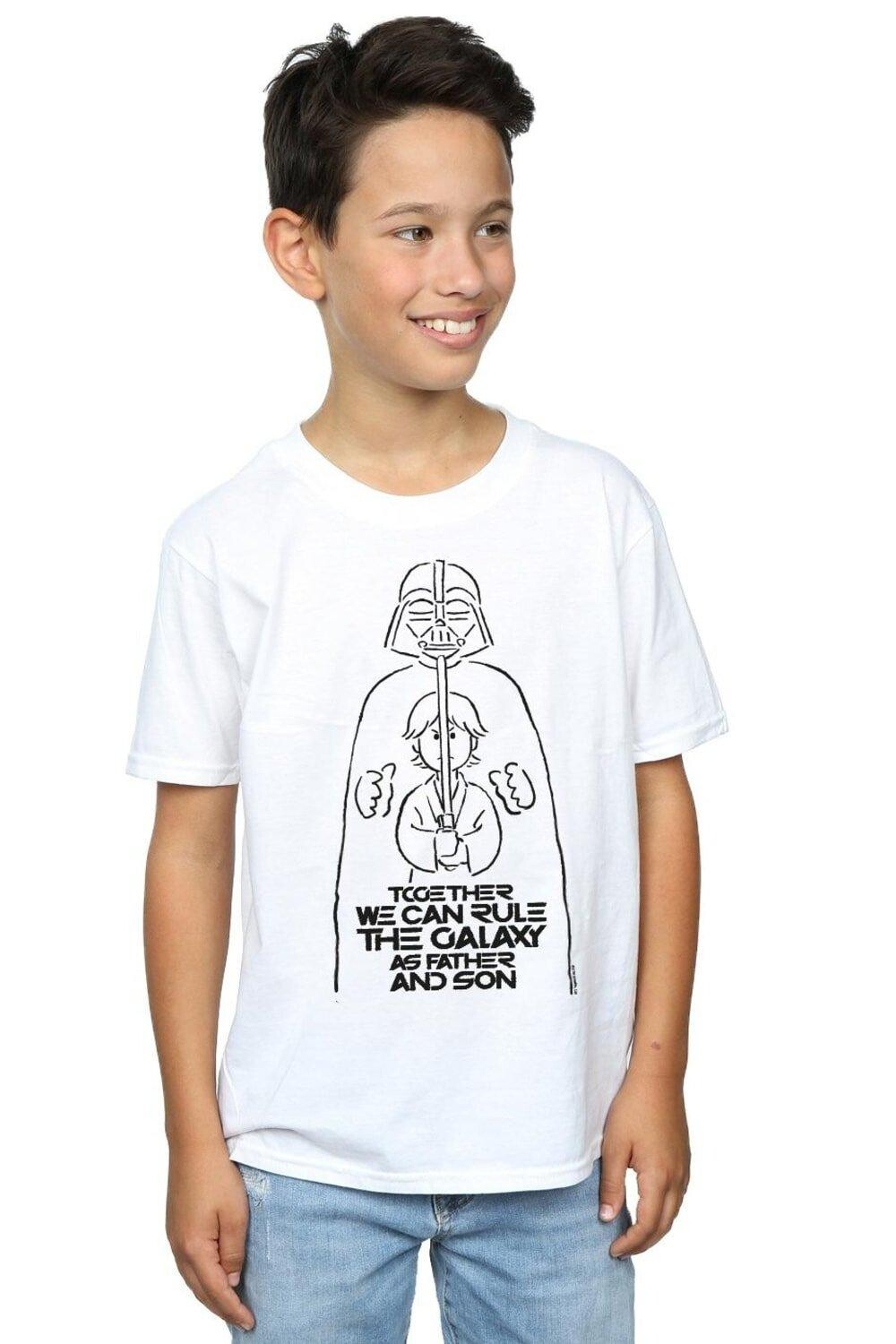 

Футболка «Правь галактике» Star Wars, белый