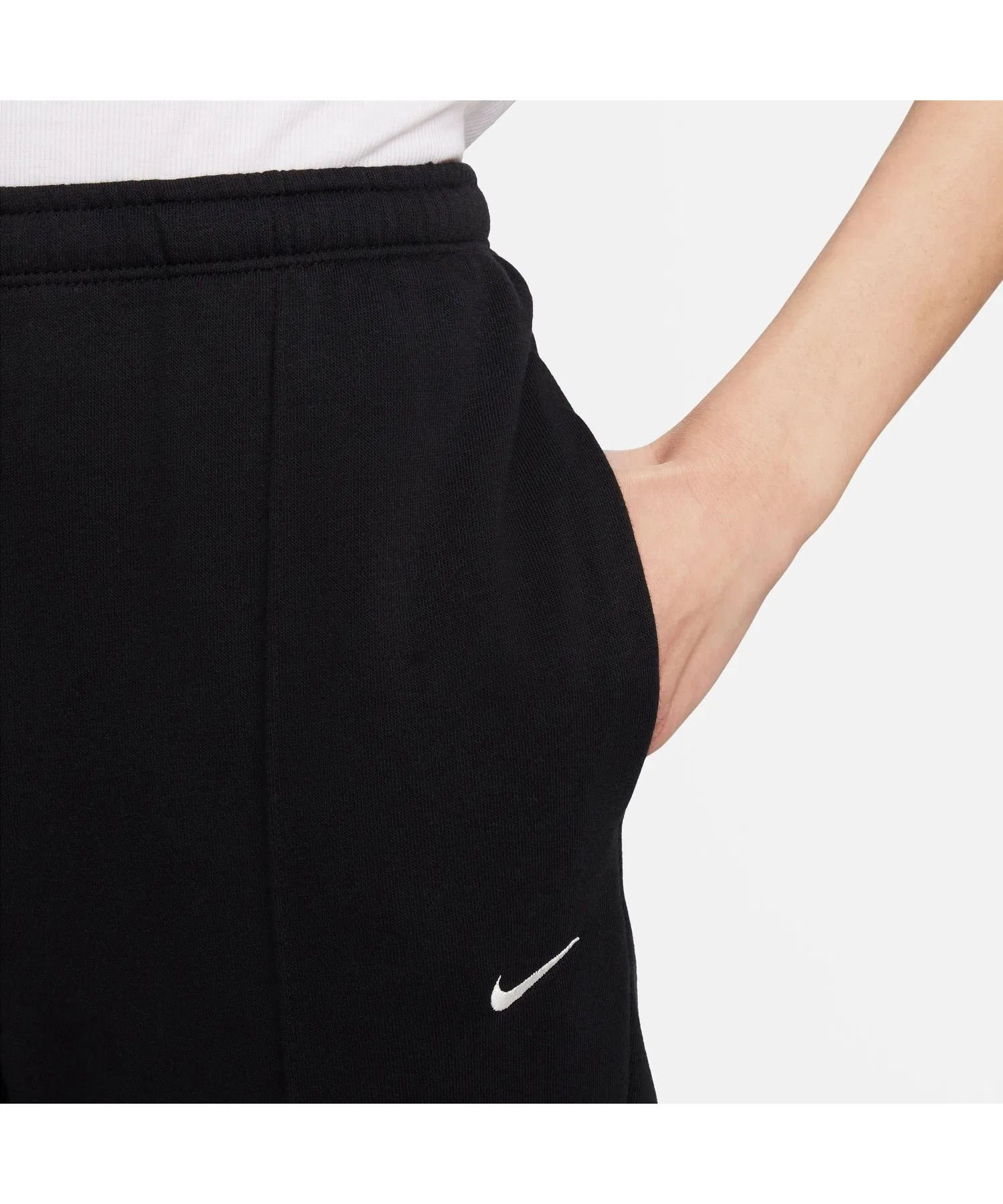 Женские спортивные брюки NIKE NSW CHLL FT HR SWT серые — фото 4