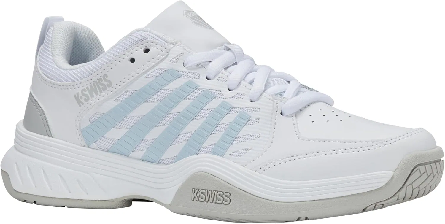 Кроссовки теннисные K-Swiss, белый/Ballad Blue/Dawn Blue — фото 2