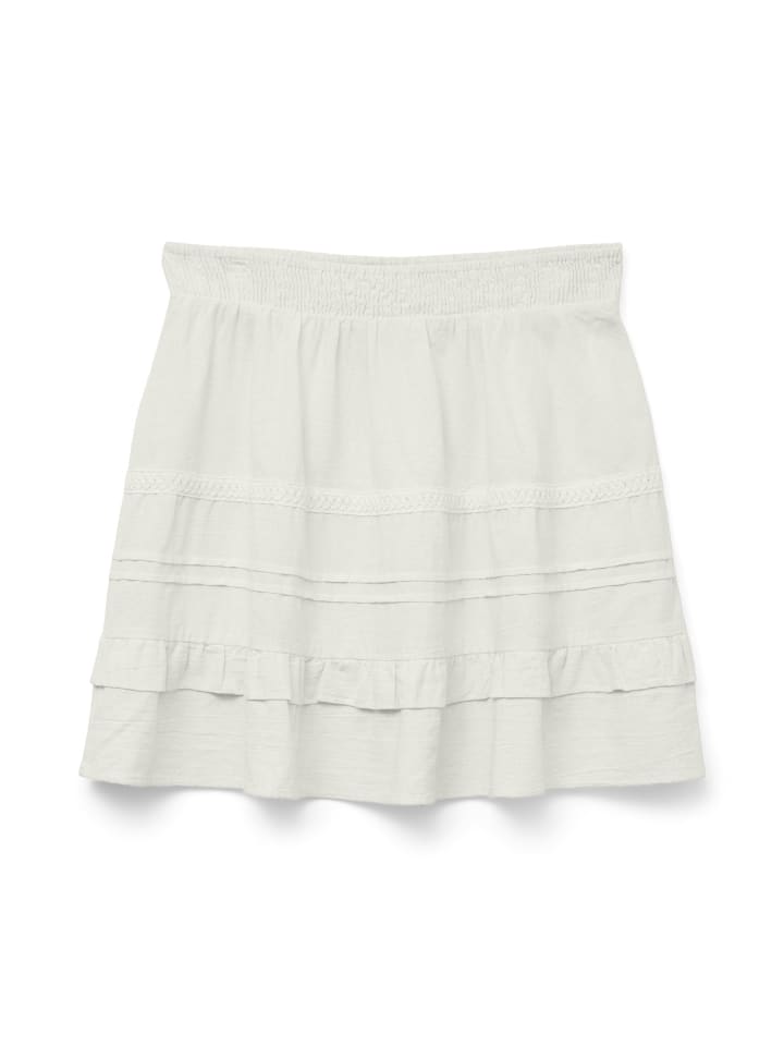 

Юбка длиной до колена Vero Moda, белый