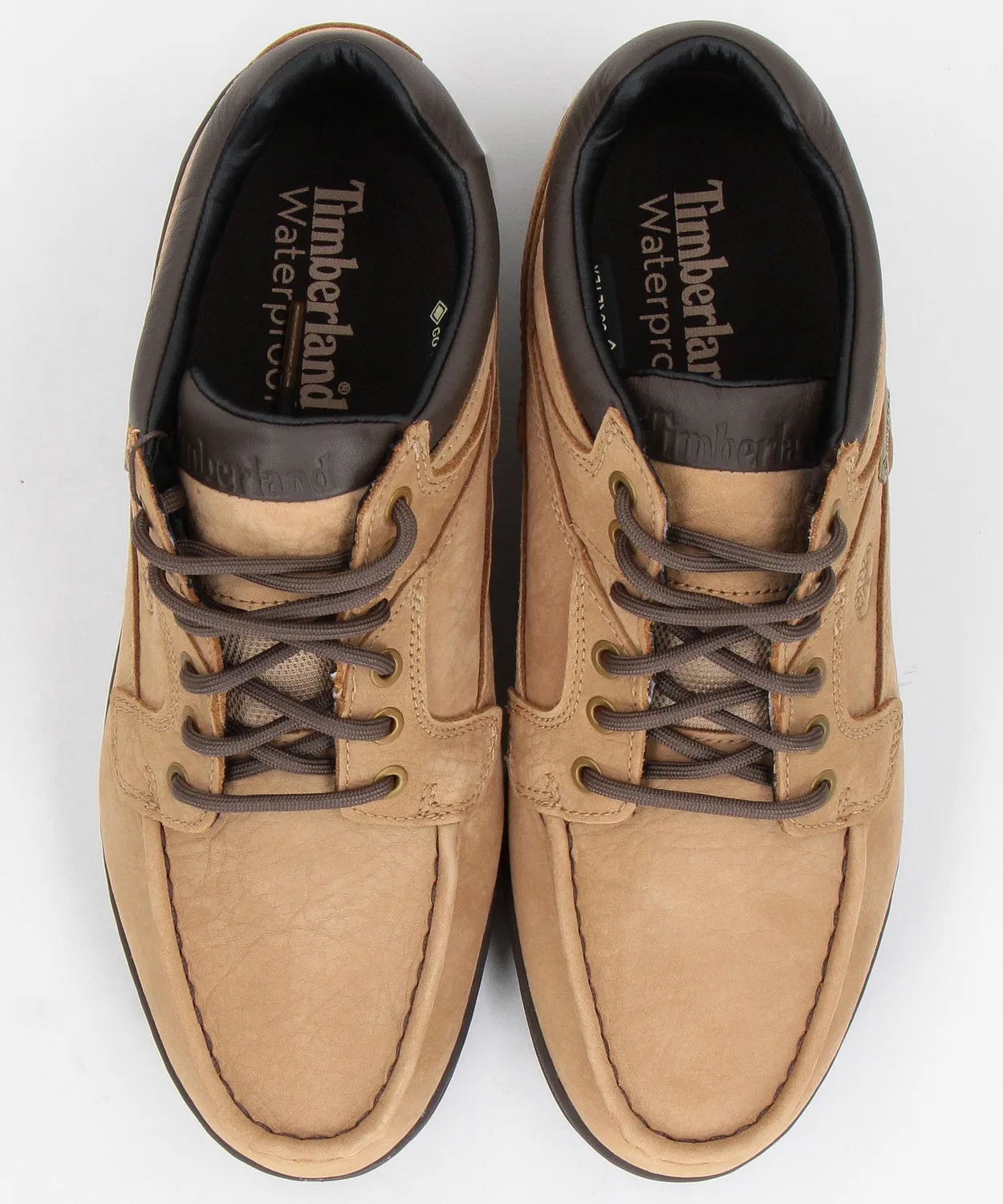 Ботинки Timberland Moc Toe GTX водостойкие нубук 25-27.5см коричневые — фото 2