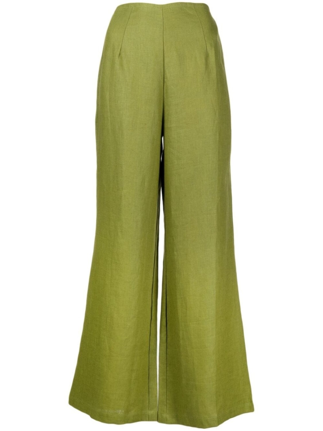 

Faithfull the Brand Ottavio linen flared trousers, зеленый
