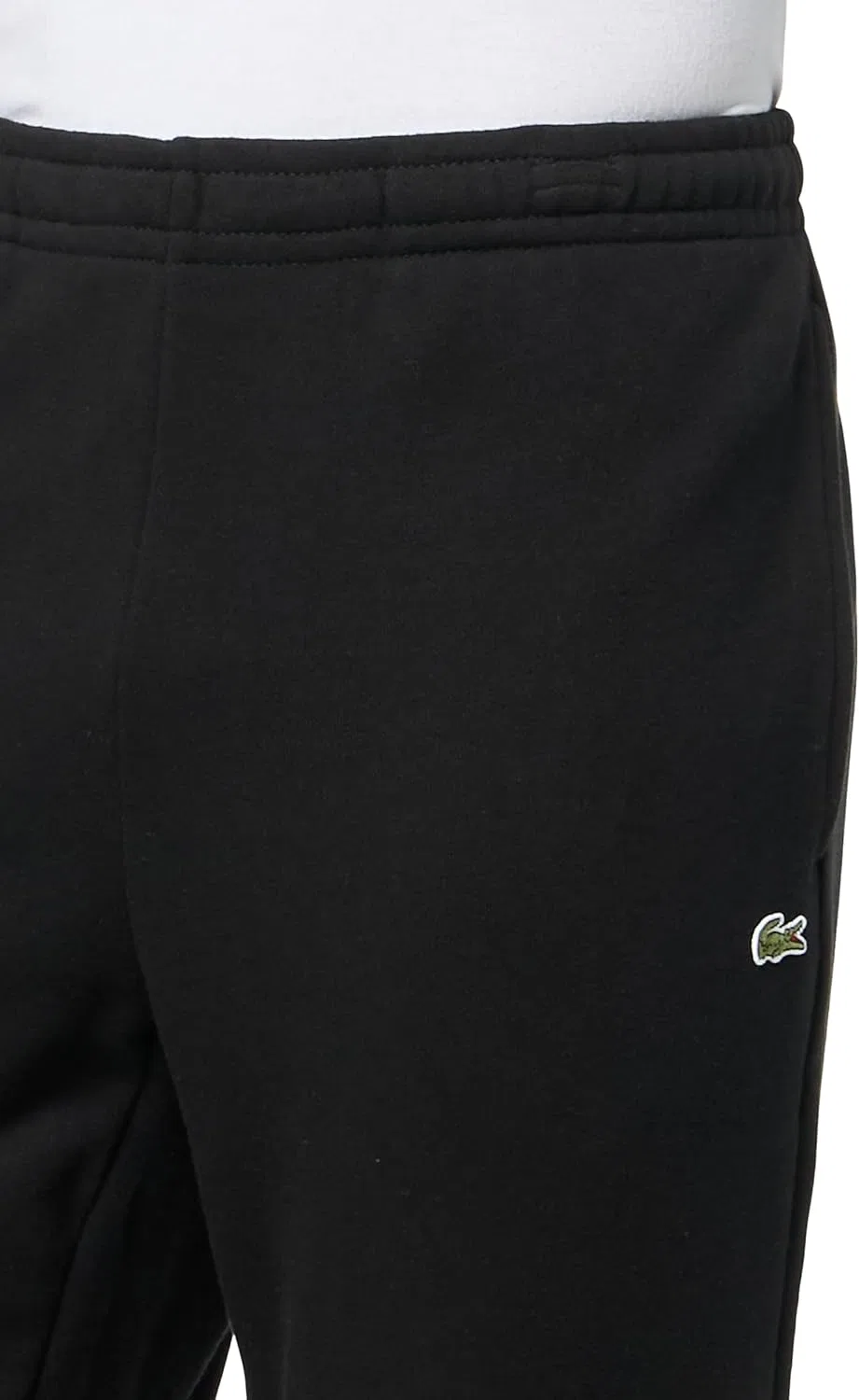 Спортивные брюки Lacoste Core Tapeкрасный Fit, мужские, хлопок/полиэстер/эластан, черный — фото 3