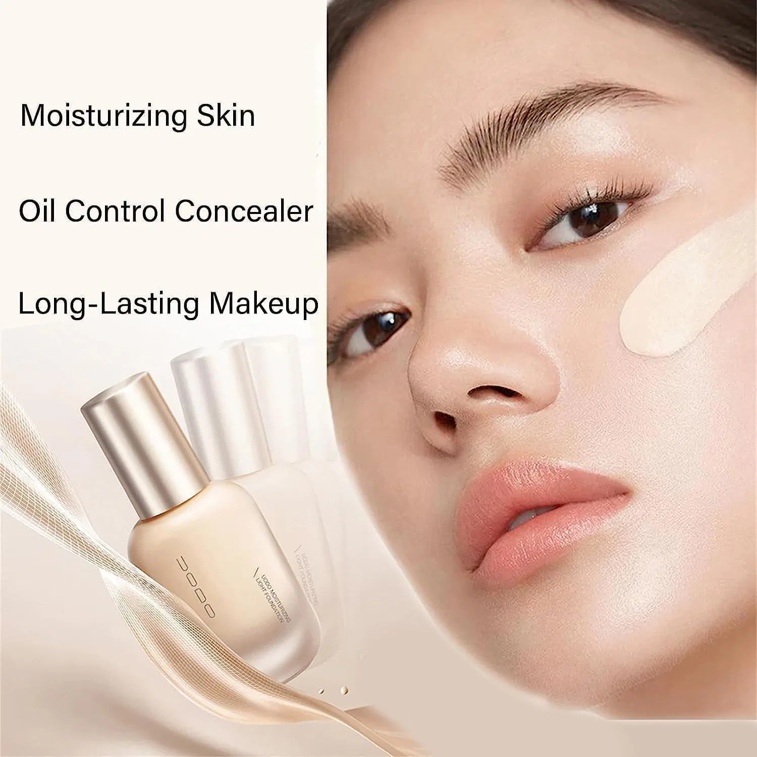 Увлажняющая матовая тональная основа от UO-DO Oihgerg, W03 Warm Skin — фото 2