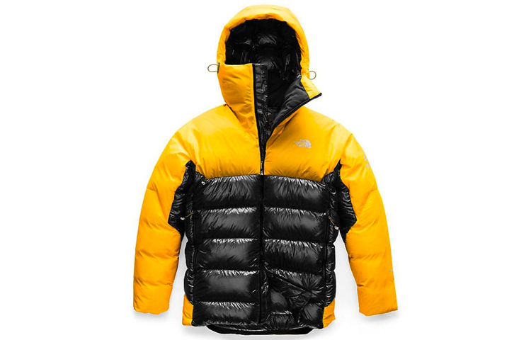 

THE NORTH FACE Мужскый пуховик черный желтый пэчворк, Black Yellow Patchwork