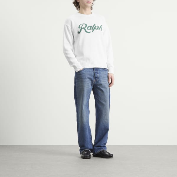 Оригинальный вязаный джемпер Ralph Polo Ralph Lauren, deckwash белый combo — фото 4