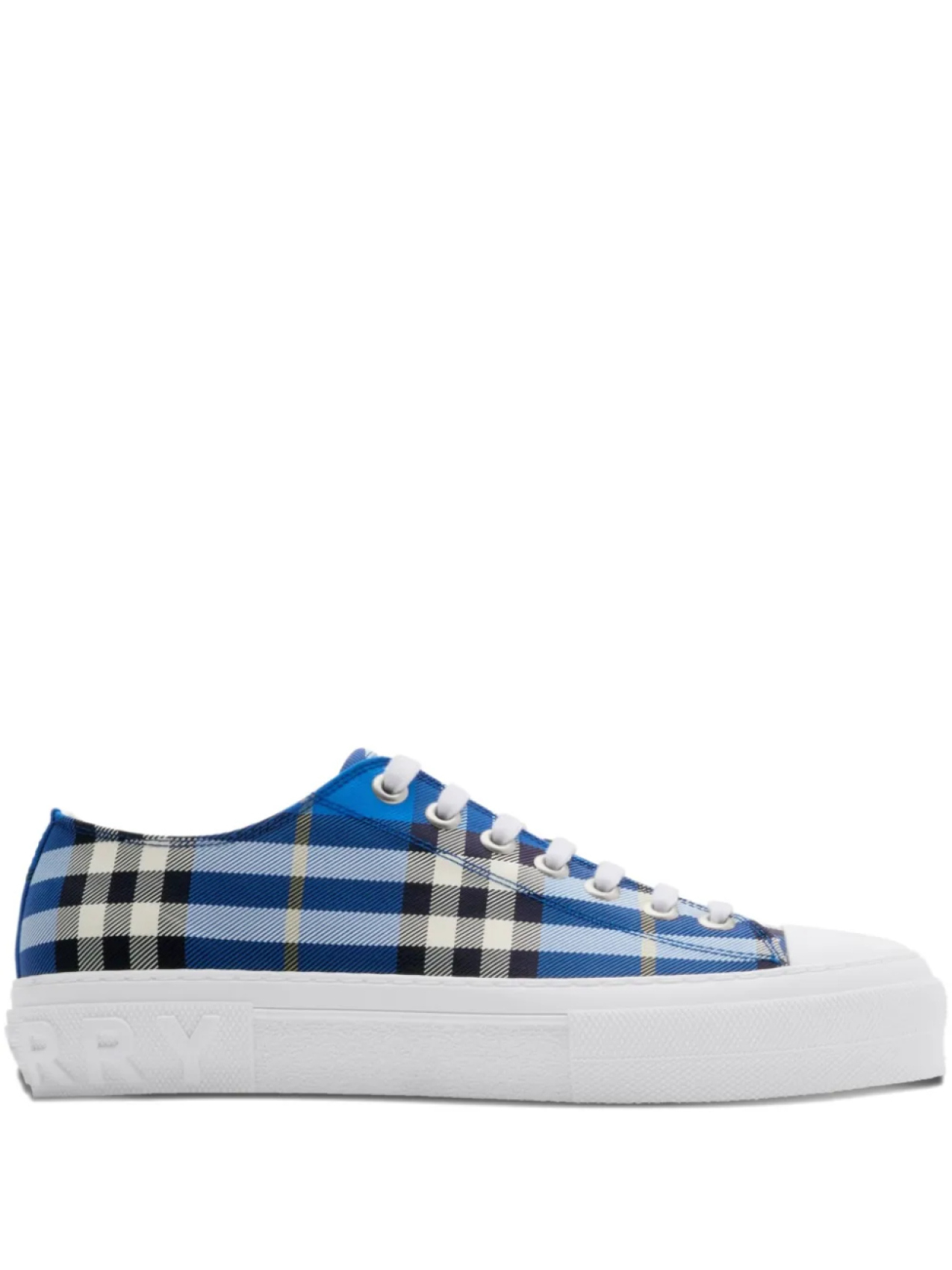 

Кроссовки Burberry в клетку, синий