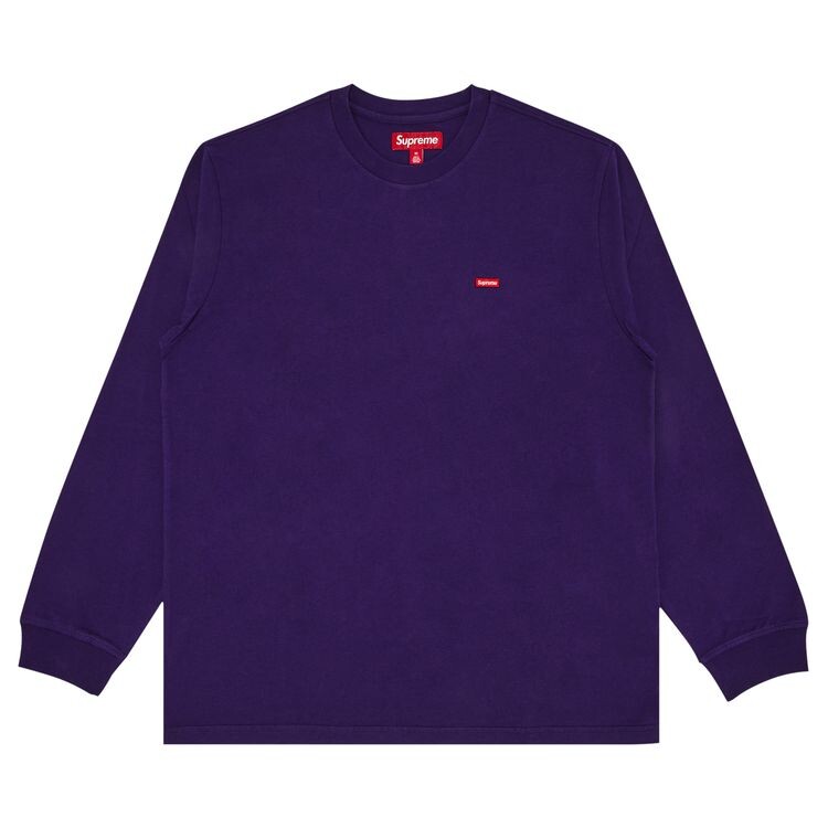 

Футболка Supreme Small Box Long-Sleeve Tee Purple, фиолетовый