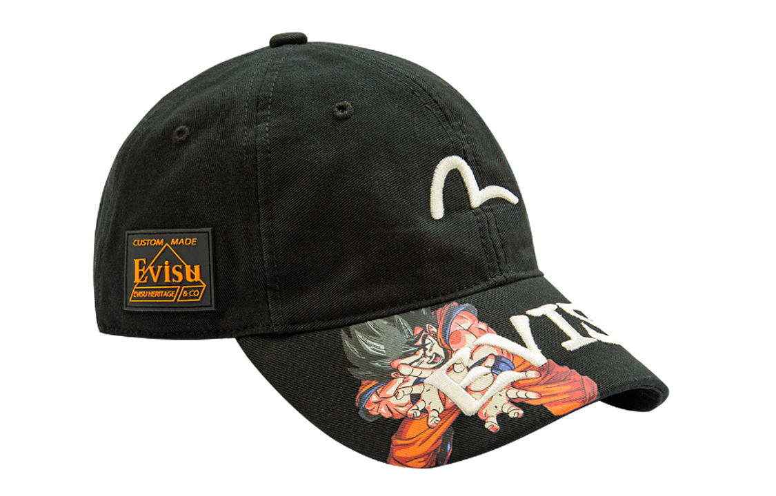 

EVISU Бейсболка унисекс черная, Black