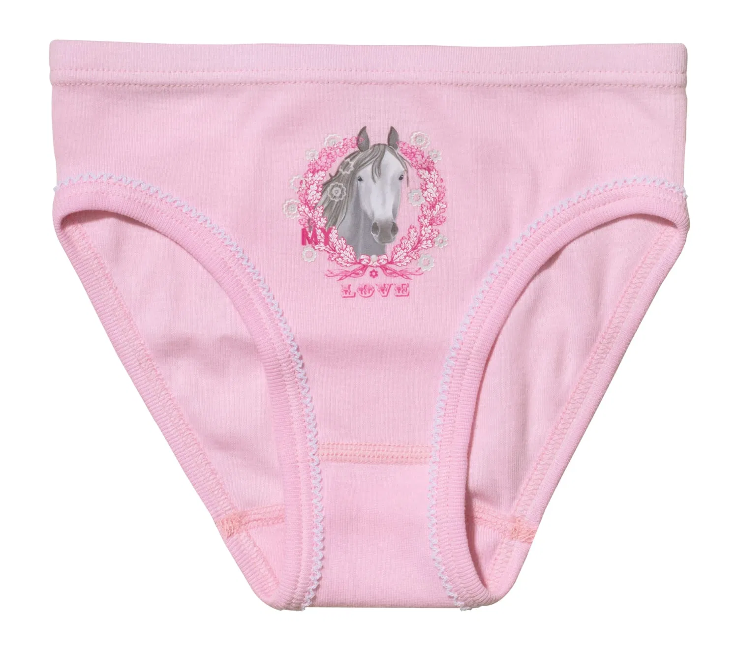 Слипы детские с принтом лошади, Sweety for Kids, светло-розовый — фото 2