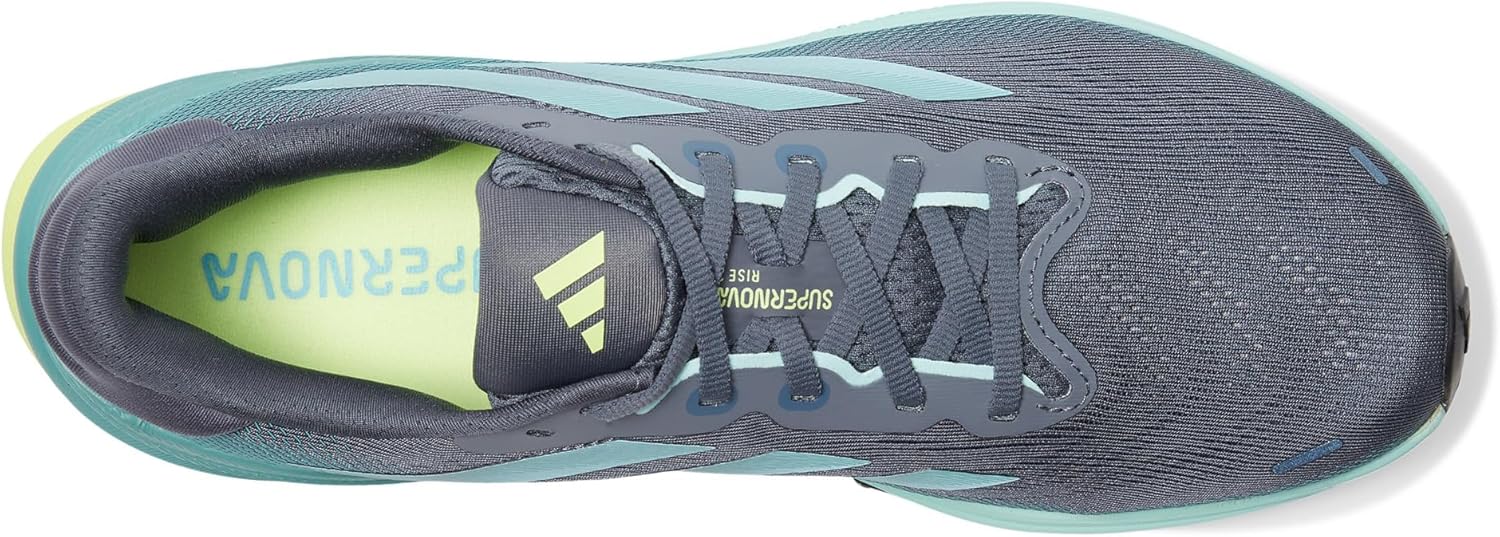 Мужские беговые кроссовки Adidas Supernova Rise 2, желтый/мятный — фото 2