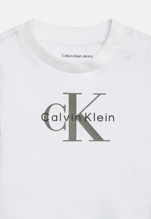 Футболка унисекс с монограммой Calvin Klein Jeans, Bright White — фото 3
