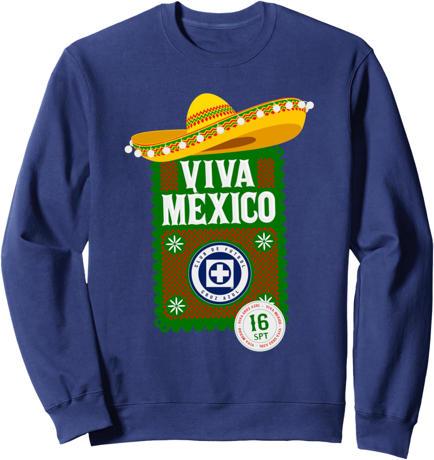 

Толстовка Cruz Azul Mexico July, синяя, Синий, Толстовка Cruz Azul Mexico July, синяя