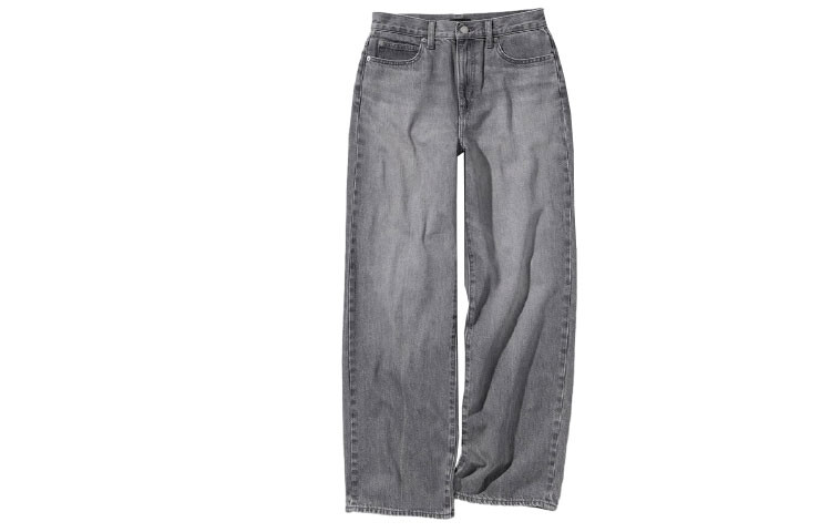 

ДУбль Джинсы женские небесно-серые Uniqlo