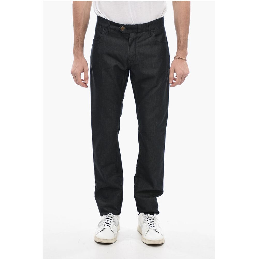 

Черные шелковые джинсы Деним Corneliani, Black