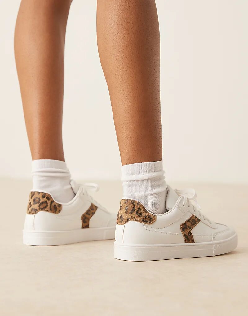 Белые кроссовки Drift на шнуровке ASOS DESIGN — фото 4