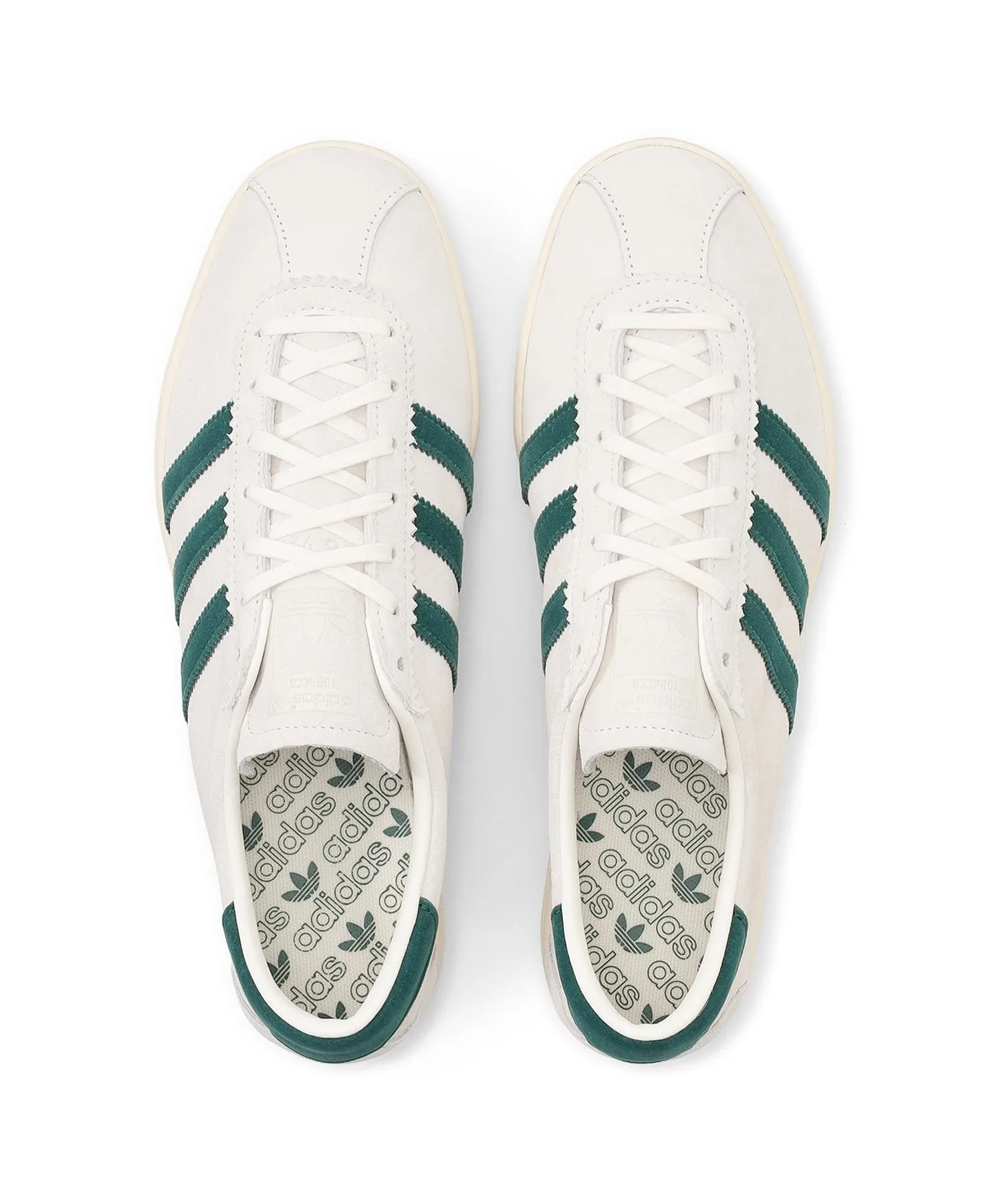 Унисекс кроссовки из натуральной кожи Adidas TOBACCO JR2742 белые — фото 3