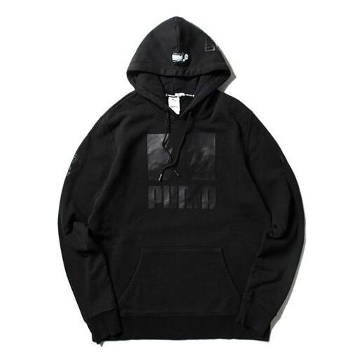 

Толстовка x the hundreds small logo printing black Puma, черный