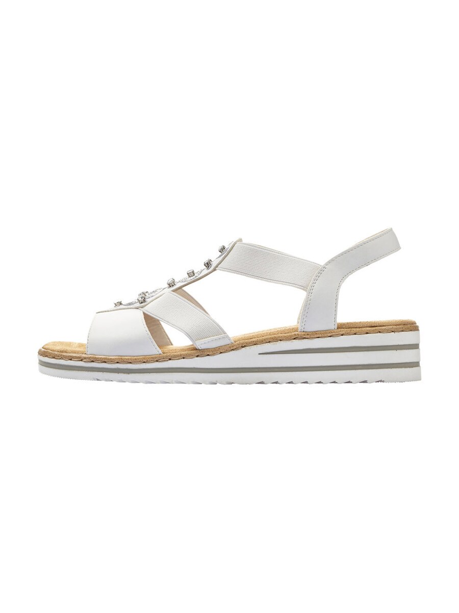 Босоножки на высоком каблуке Rieker Sandals, натуральный белый — фото 2
