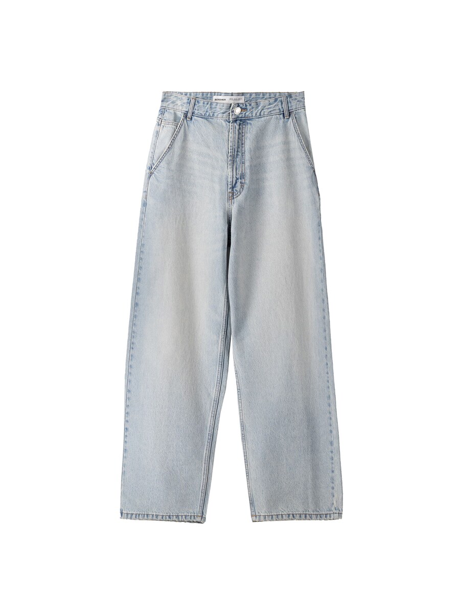 

Джинсы Bershka Wide leg Jeans, синий деним