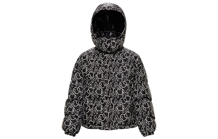 

Пуховик женский черный Moncler