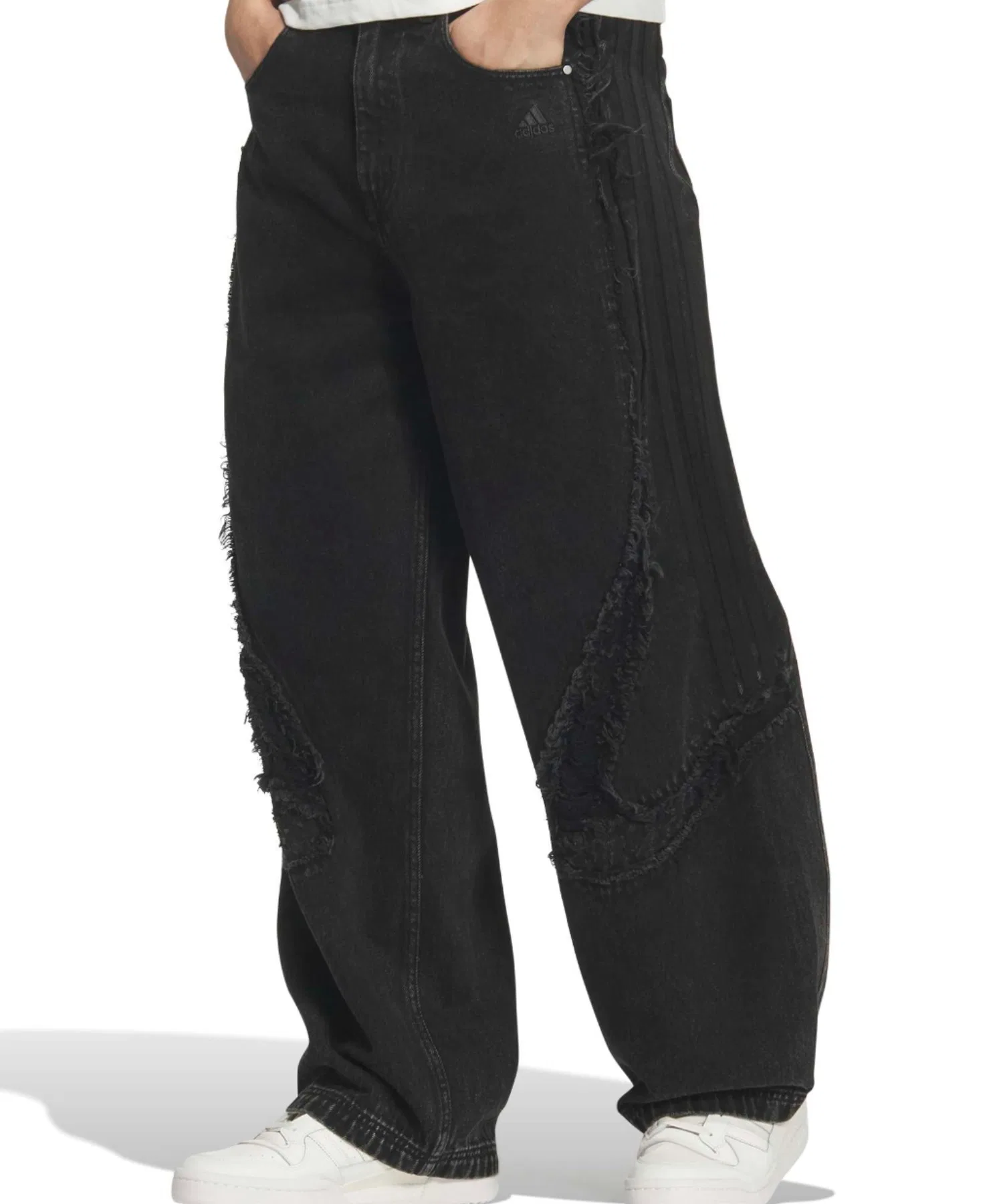 ШИРОКИЕ ДЖИНСОВЫЕ БРЮКИ adidas TG / Широкие D брюки Adidas Teamgeist — фото 2