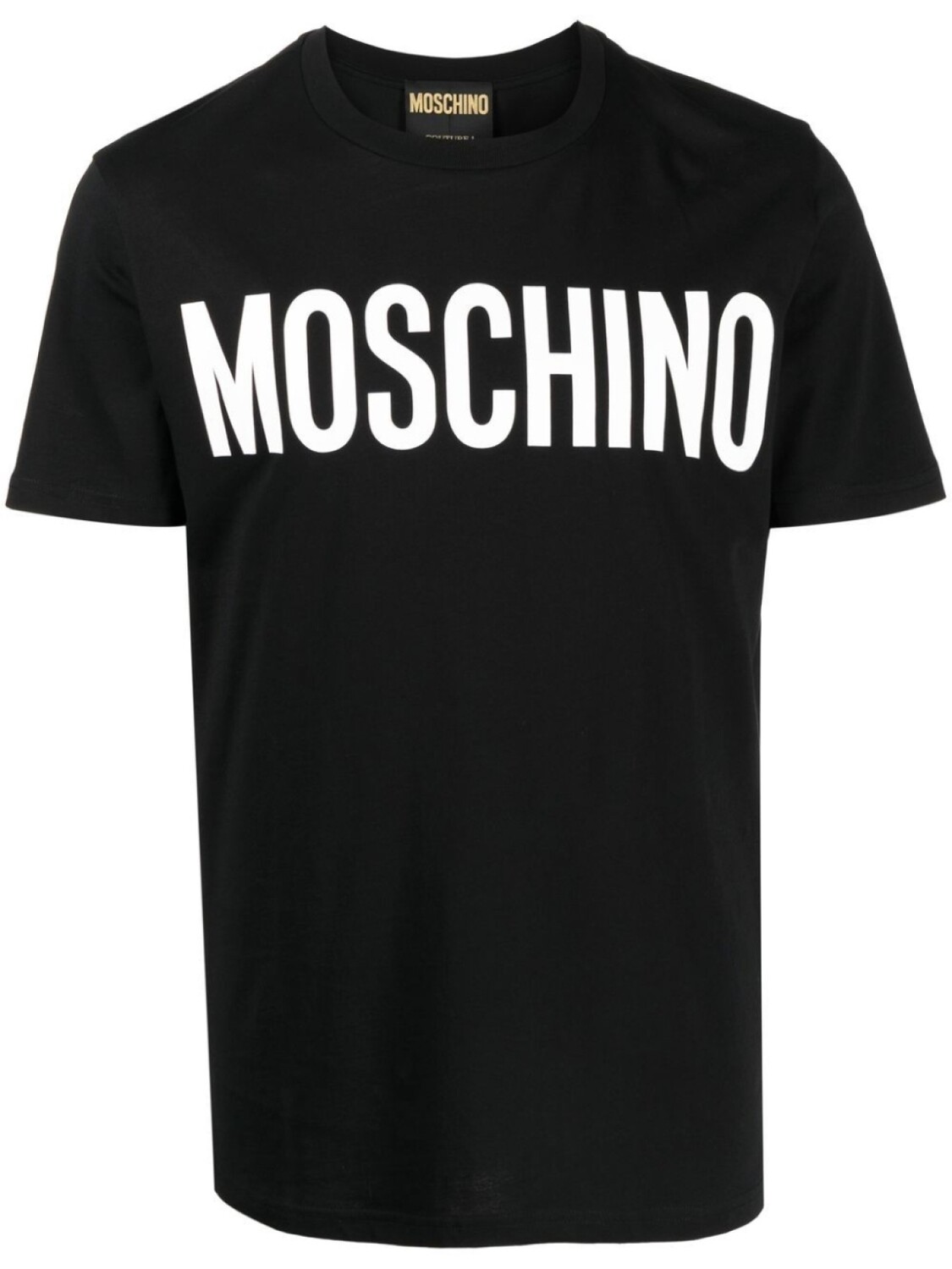 

Moschino футболка с логотипом, черный