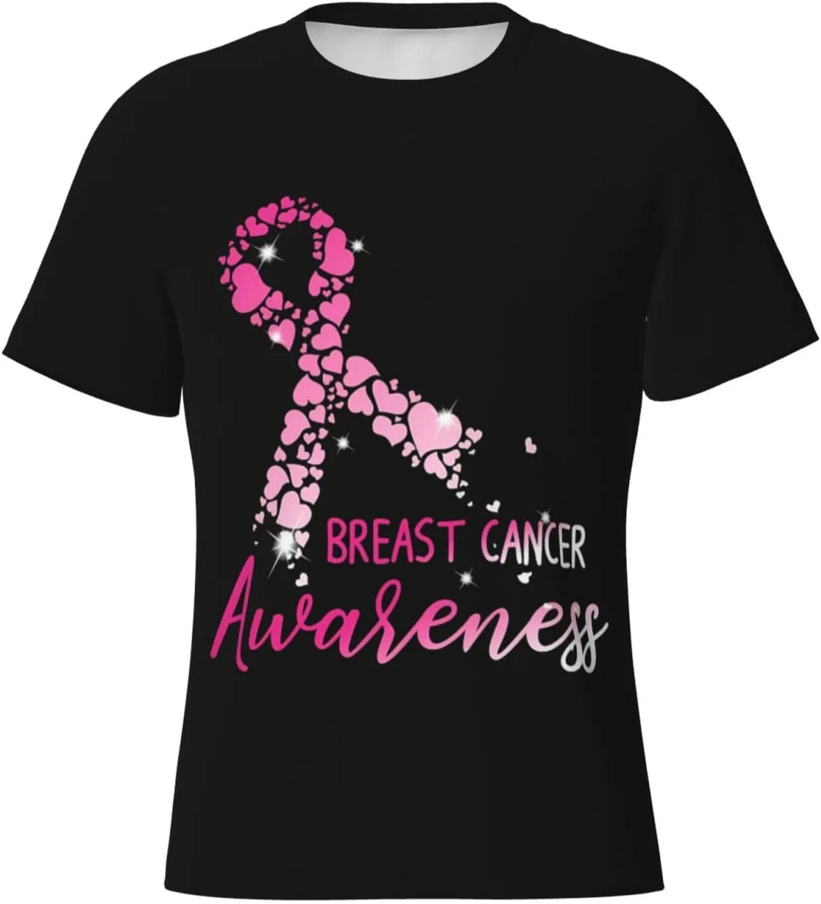 

Футболка мужская Breast Cancer Awareness, Crewneck, короткий рукав NEzih